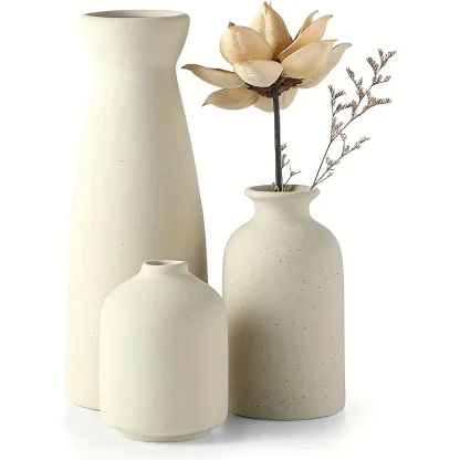 Set of 3 Flower Vase For Rustic Design