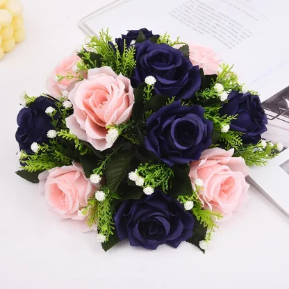 Two Colored Artificial Roses for Centerpieces - Image 14