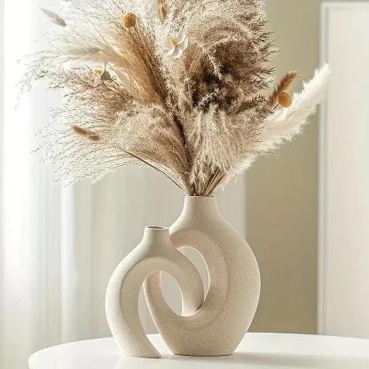 Modern Flower Vase with Hollow Out Design - Image 4