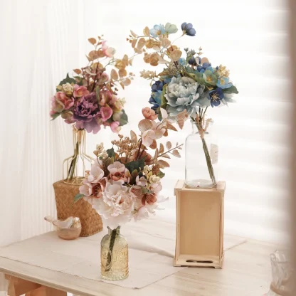 Rustic Artificial Flower Bouquet for Centerpieces - Image 6